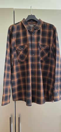 VOLK Flannel „Grizzly“ Hemd Braun-Schwarz 2XL