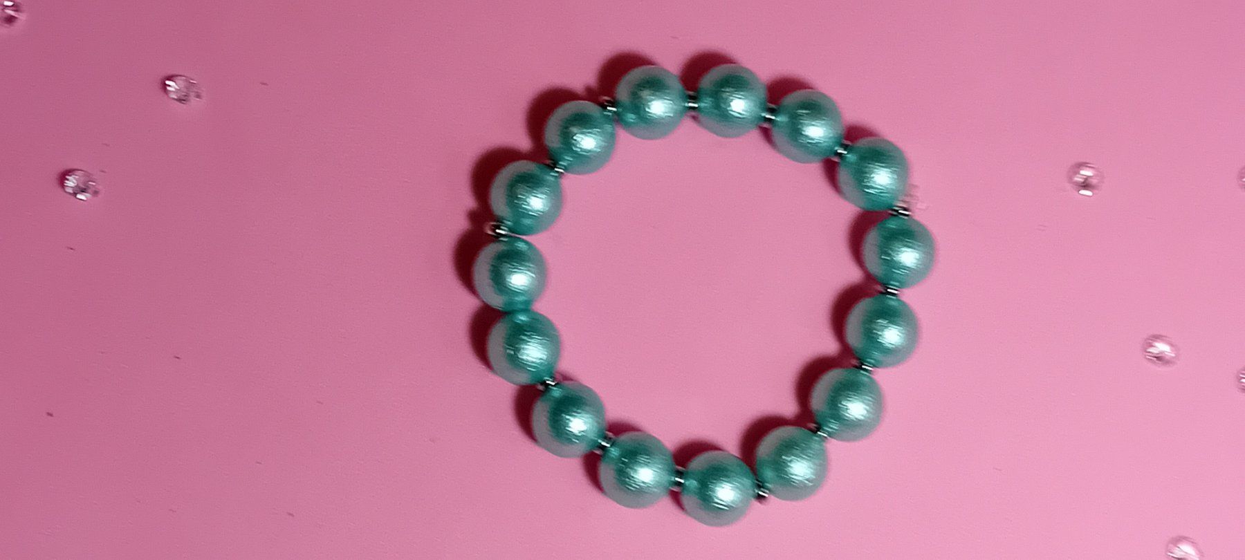Bracelets: armband,,hellblau,,,,modeschmuck,,matt – Neuf (Voir description) à Basel par bij_5hqd 3