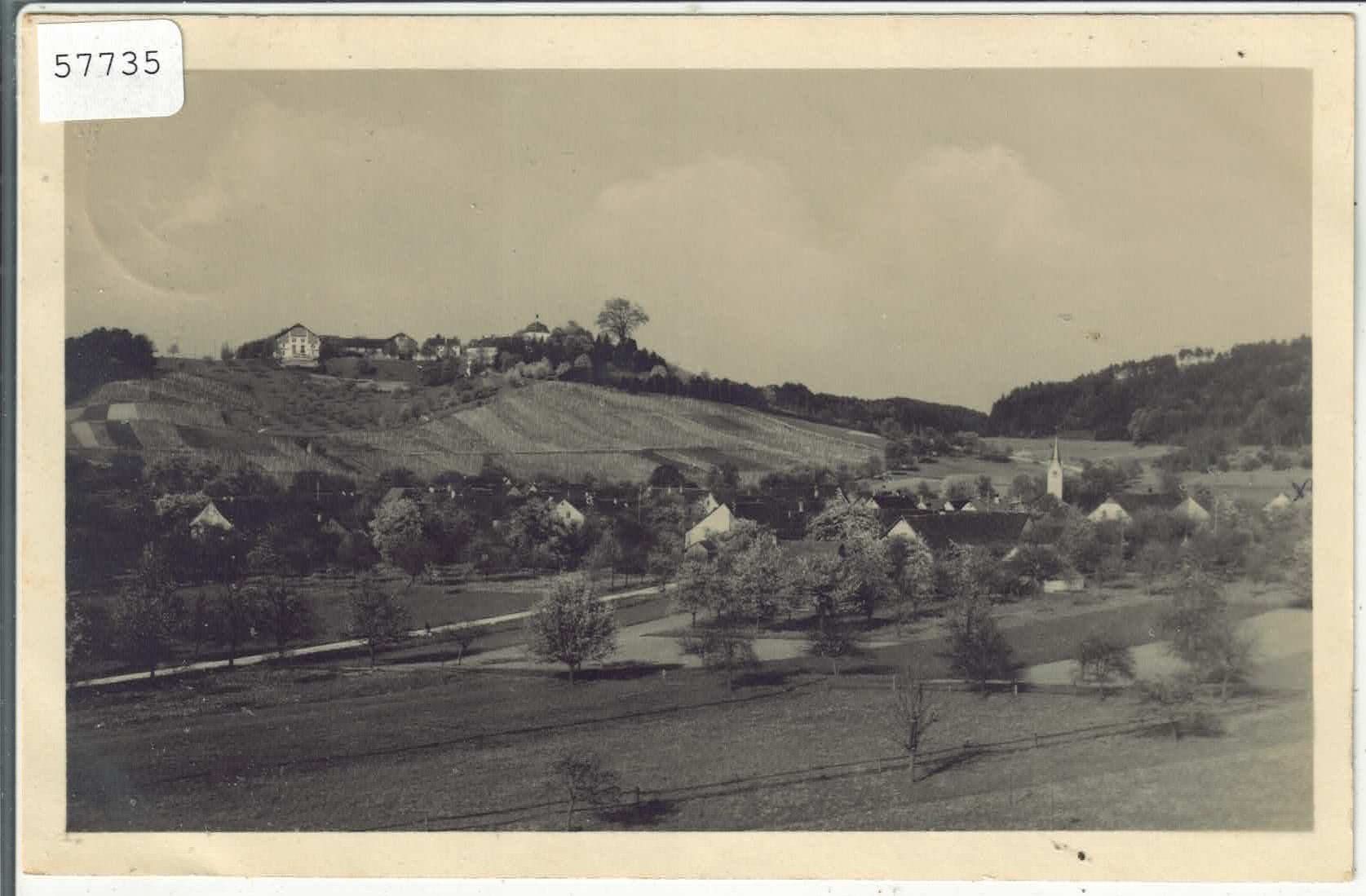 Cartes postales: Gemeinde Dorf ZH mit Schloss Goldenberg – D'occasion à Ettingen par Kartenplanet