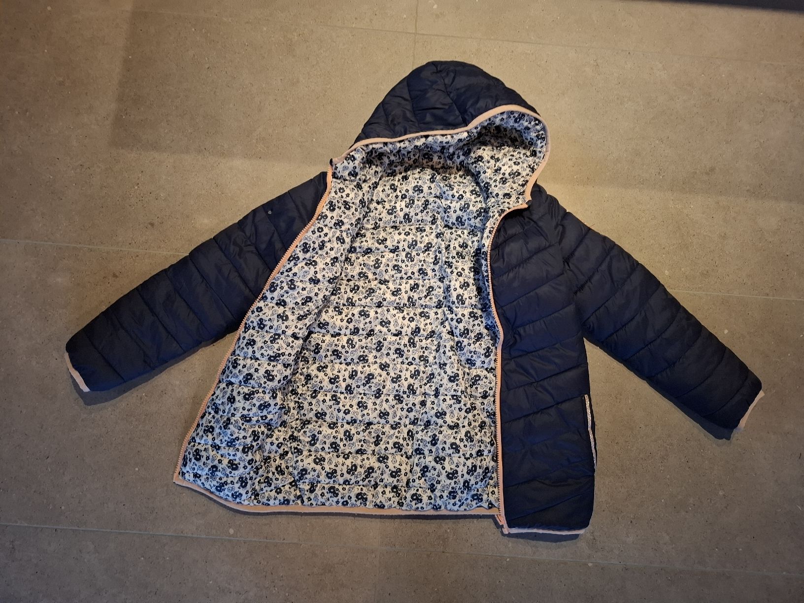 Giacche & Cappotti: Veste réversible Vertbaudet bleu, 152 cm, état usagé – Usato da Cousset venduto da Magi6