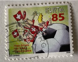 Nr. 1275 HOPP SCHWIIZ GESTEMPELT 2008   