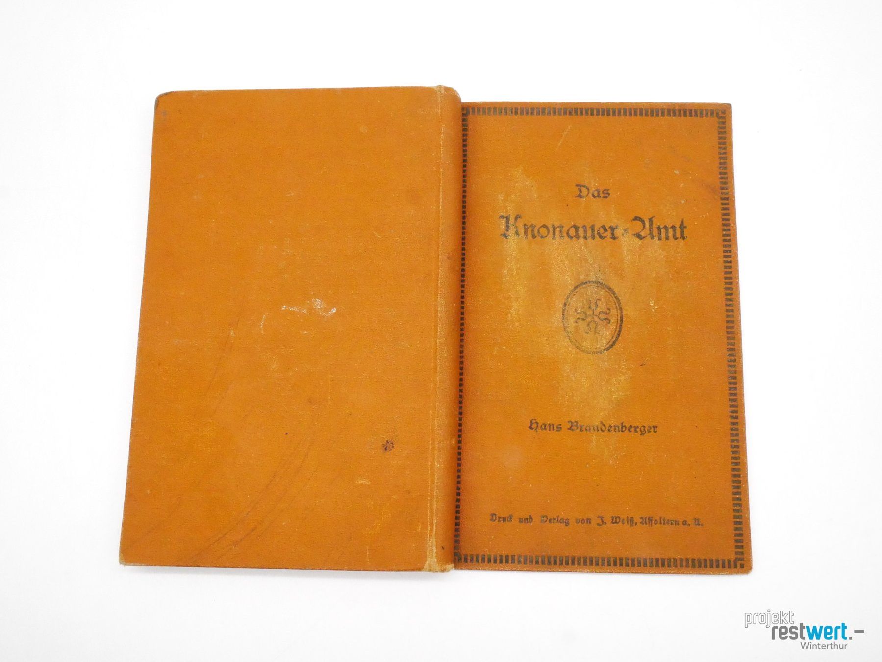 Libri: DAS KNONAUER AMT – Usato da Winterthur venduto da Restwert_Winterthur 1