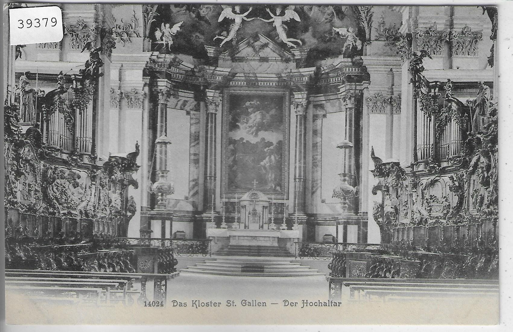 Cartoline postali: Das Kloster St. Gallen - Der Hochaltar – Usato da Ettingen venduto da Kartenplanet