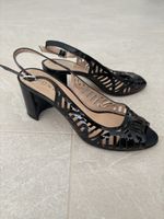 Lackleder-Sandalen Lorbac schwarz Grösse 37