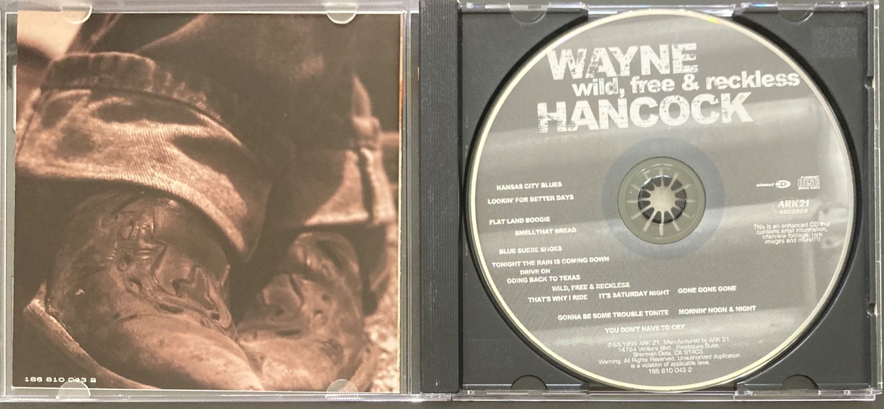 CD: WAYNE HANCOCK - WILD, FREE & RECKLESS – Usato da Poliez-Pittet venduto da Newtown-Records 2