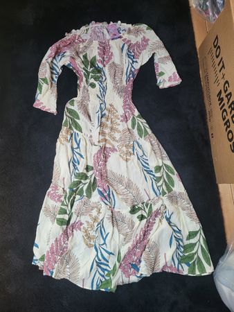 Maxikleid mit Blumenmuster