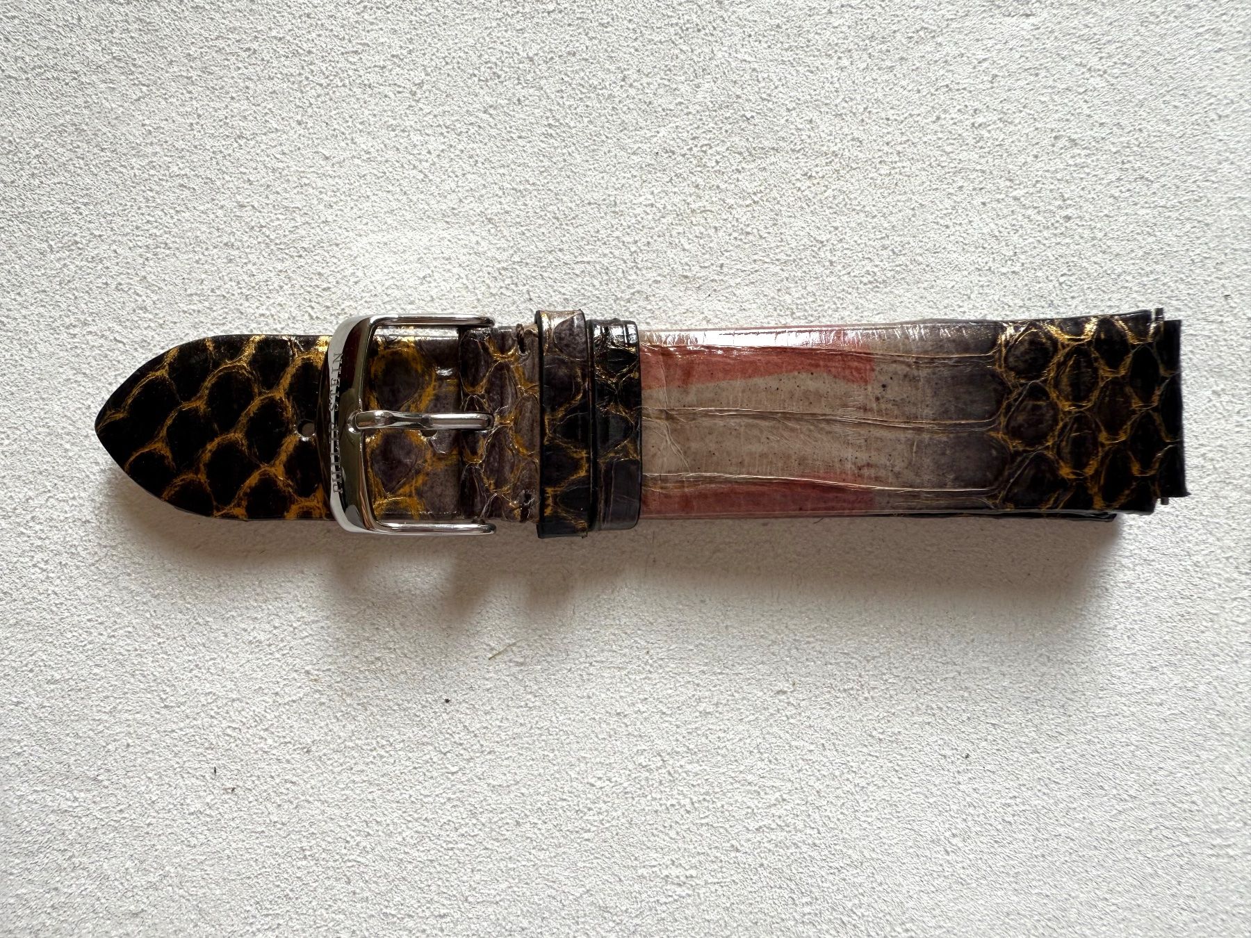 Bracciali & Braccialetti: Philippe Stein Uhrenarmband, Schlangenledder NEU – Nuovo (secondo la descrizione) da Uerikon venduto da Irina108