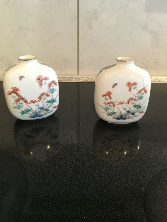 2 Kaminvasen Porzellan China gemarkt 11 cm hoch (Gebraucht) in Oberwil BL für CHF 28 – mit Lieferung auf Ricardo kaufen