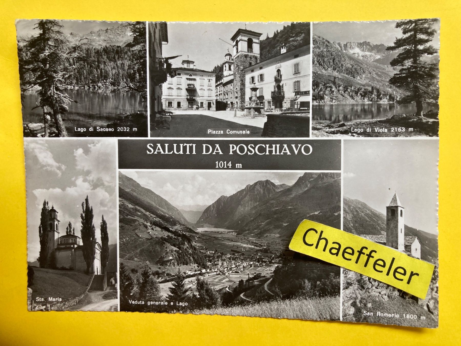 Cartes postales: Saluti da Poschiavo – D'occasion à Zürich par Chaeffeler