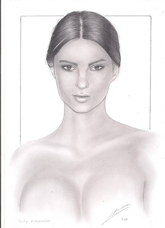 Dipinti: Dessin Emily, de Blurred Lines- original – Usato da Ecublens VD venduto da Largo1