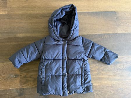 Mango Winterjacke Dunkelblau 9-12 Monate, Grösse 80