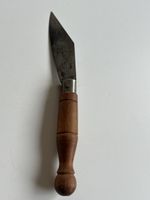 Klappmesser mit Holzgriff und Gravur gebraucht(2S2)