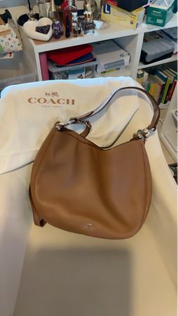 Coach Handtasche braun Leder neuwertiger Zustand