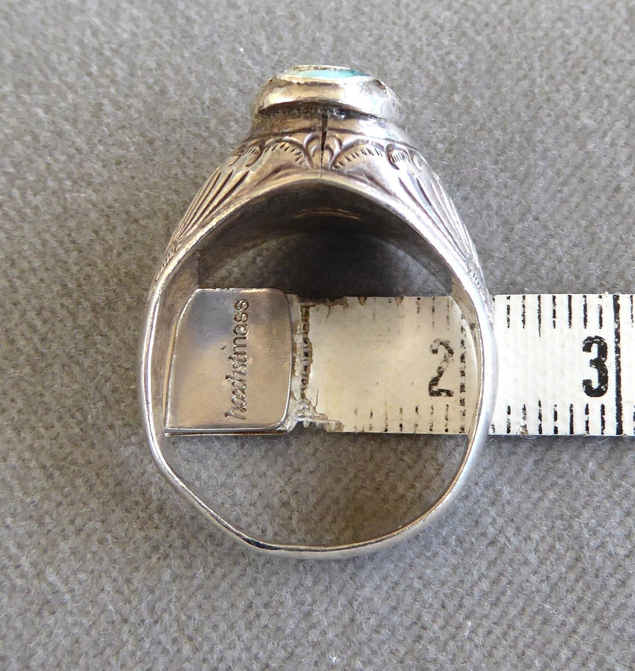 Anelli: Antiker Ring 925 Silber mit Email Cloisonne – Usato da Muri AG venduto da Lineli2020 3
