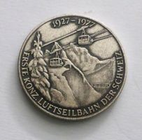 1. konz. Luftseilbahn der CH 1927, Trübsee - 20.4g 925Silber