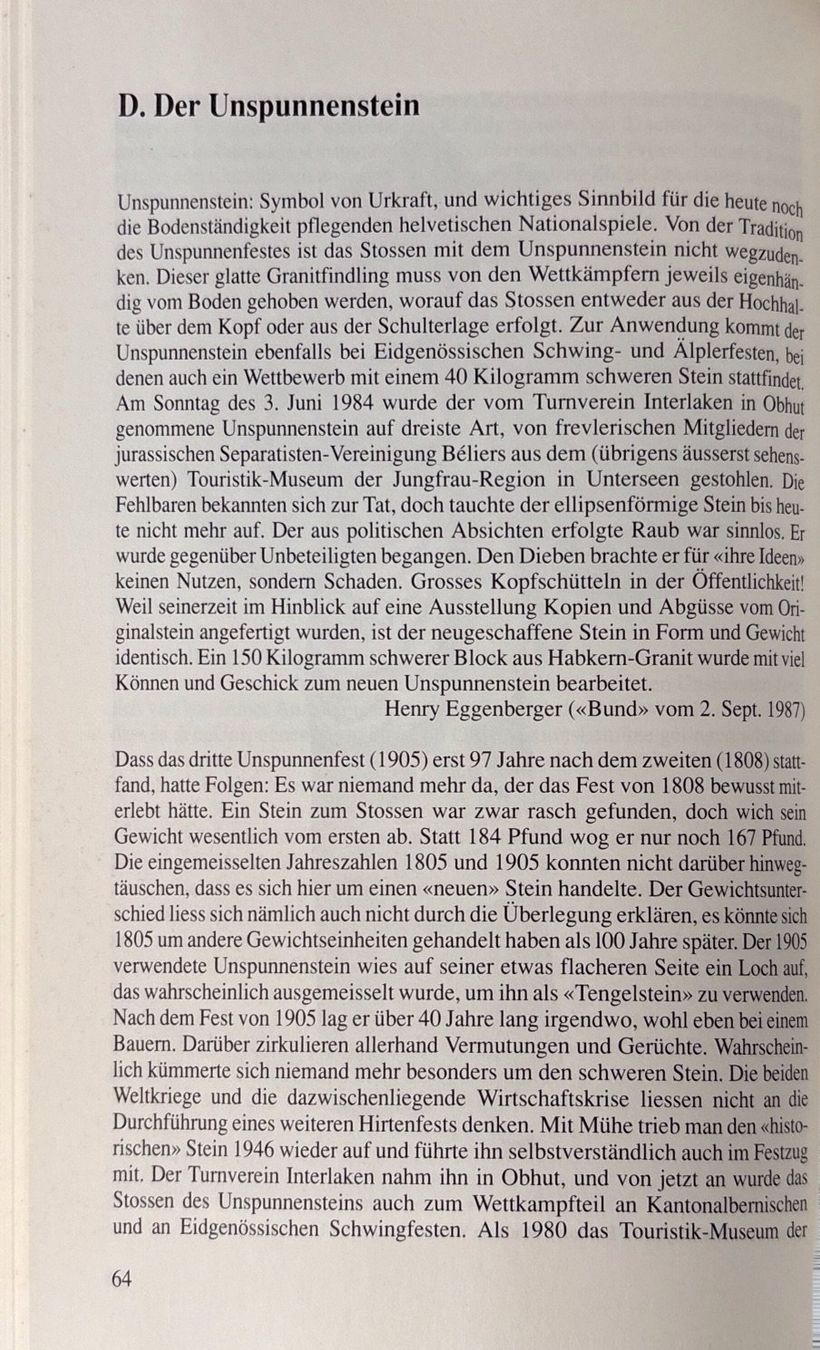 Libri: Gallati Rudolf, Unspunnen – Usato da Sarnen venduto da Livres 9