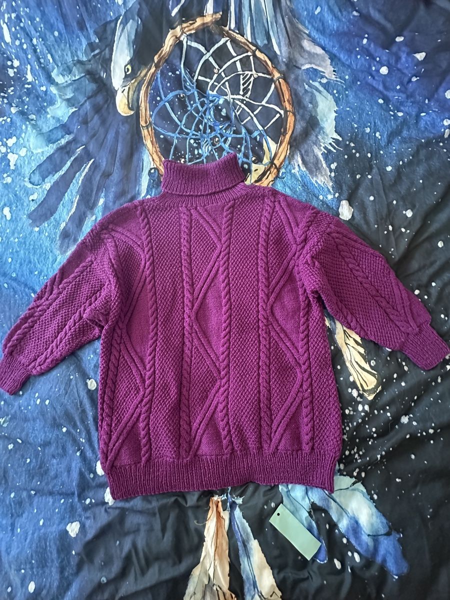 Maglioni & Felpe: Damen Rollkragenpullover violett selber gestricken – Nuovo (secondo la descrizione) da St. Gallen venduto da maivilisa 1