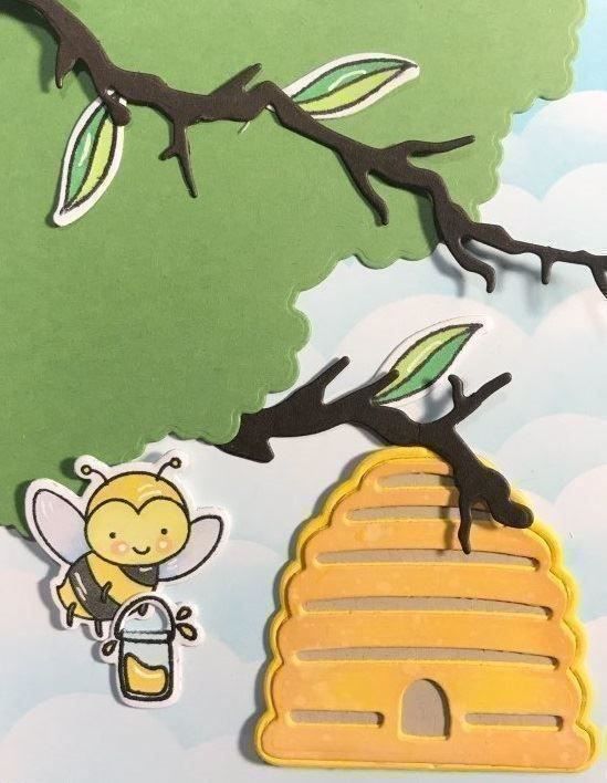 Schablonen: BIENENHAUS STANZSCHABLONE – Neu und originalverpackt aus Affoltern am Albis von scrapbooking