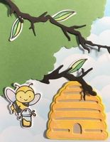 BIENENHAUS STANZSCHABLONE