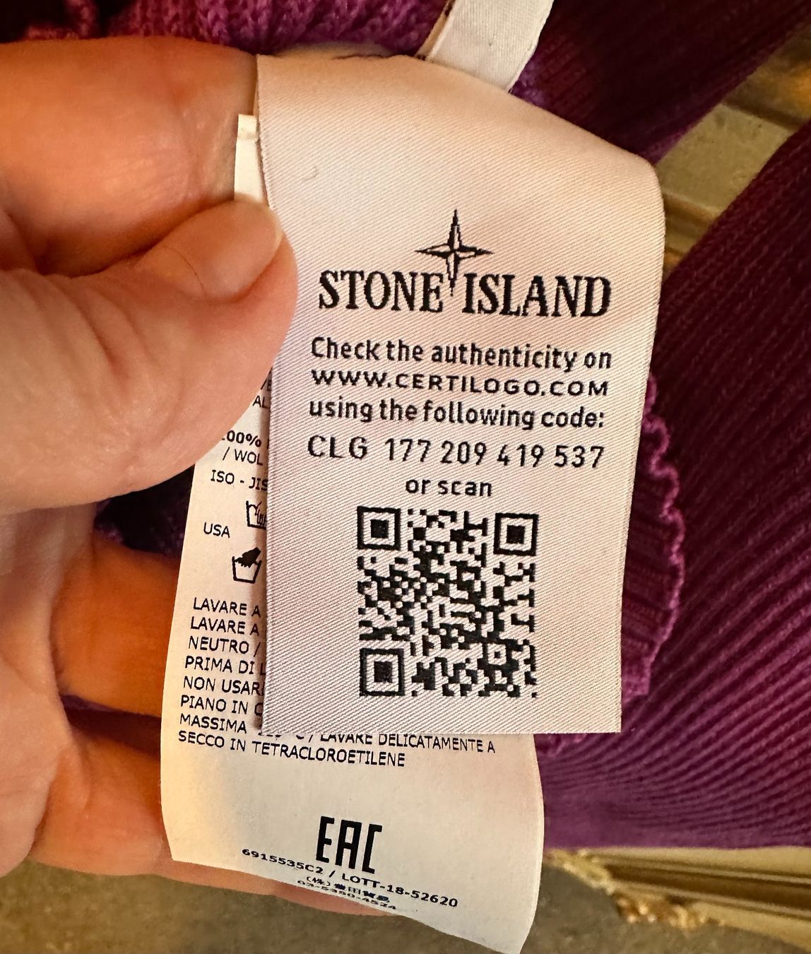 Stone Island Maglioni & Felpe: Klassischer Stone Island Wollpullover Sweater Pullover Pull – Usato da Mont-sur-Lausanne venduto da jolieresale 4