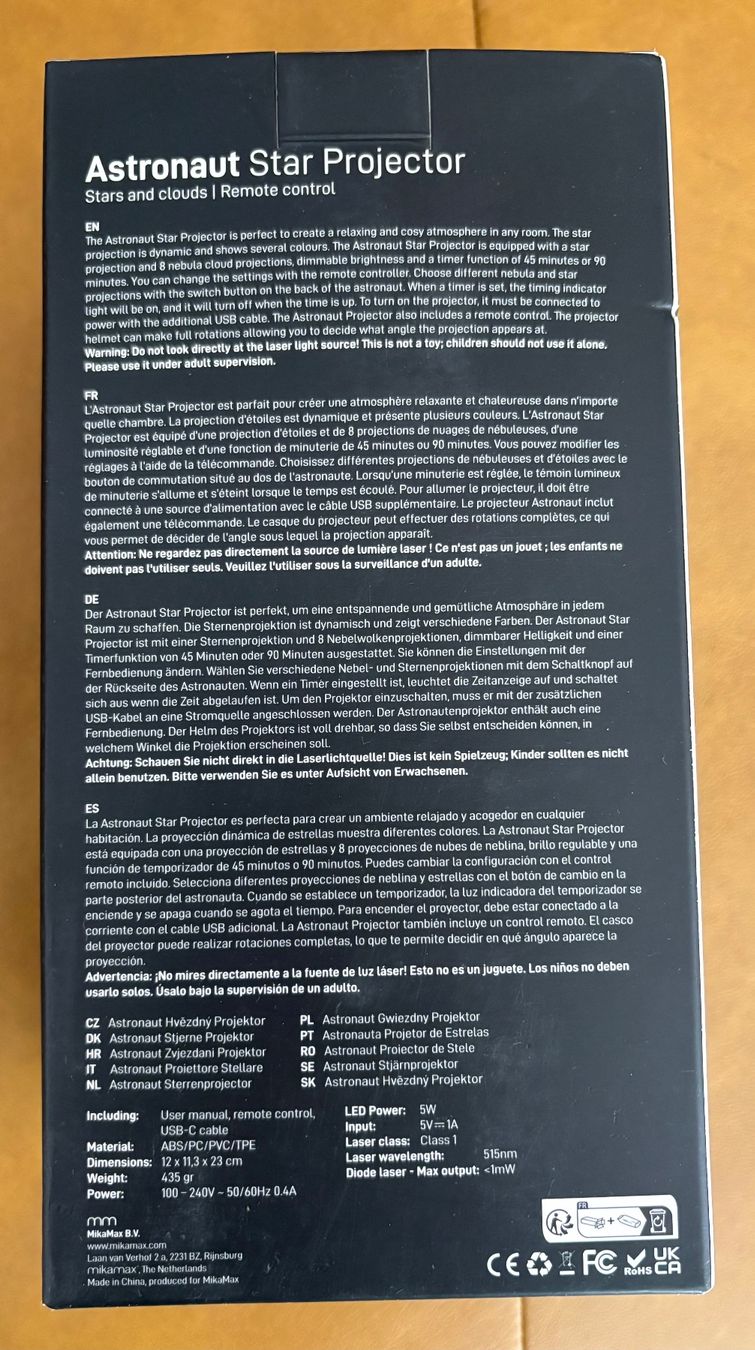 Lampade: Astronaut Projektor NEU! – Nuovo (secondo la descrizione) da Pratteln venduto da TT-Rudi 1