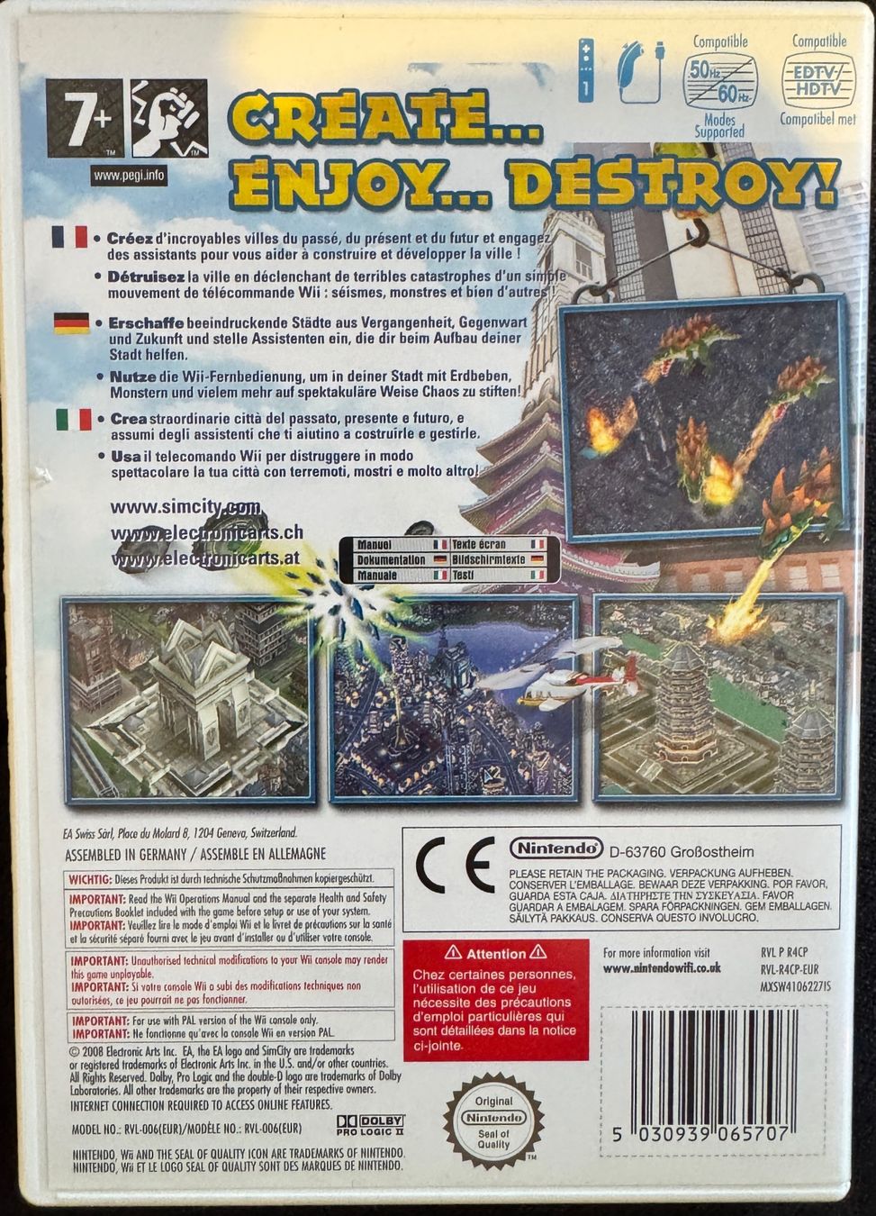 Nintendo Jeux: Nintendo Wii - SimCity Creator – D'occasion à Seuzach par Inspektor99 1