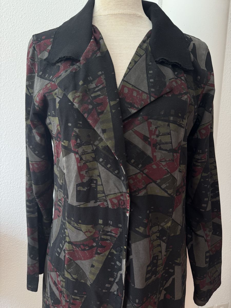 Luukaa Cappotti: Manteau robe long LUUKAA, imprimé, taille 2 – Nuovo e nell'imballaggio originale da Morges venduto da sandy069 1