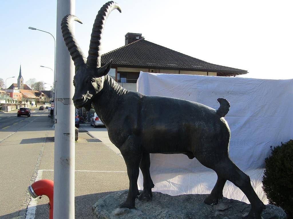 Sculptures & Statues: Steinbock in Lebensgrösse  - Bronze – D'occasion à Herzogenbuchsee par Winigo 2