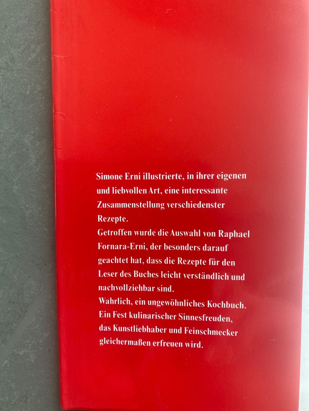 Libri: Simone Erni: Kunst und Kochen. Buch – Usato da Dallenwil venduto da kavogt6 1