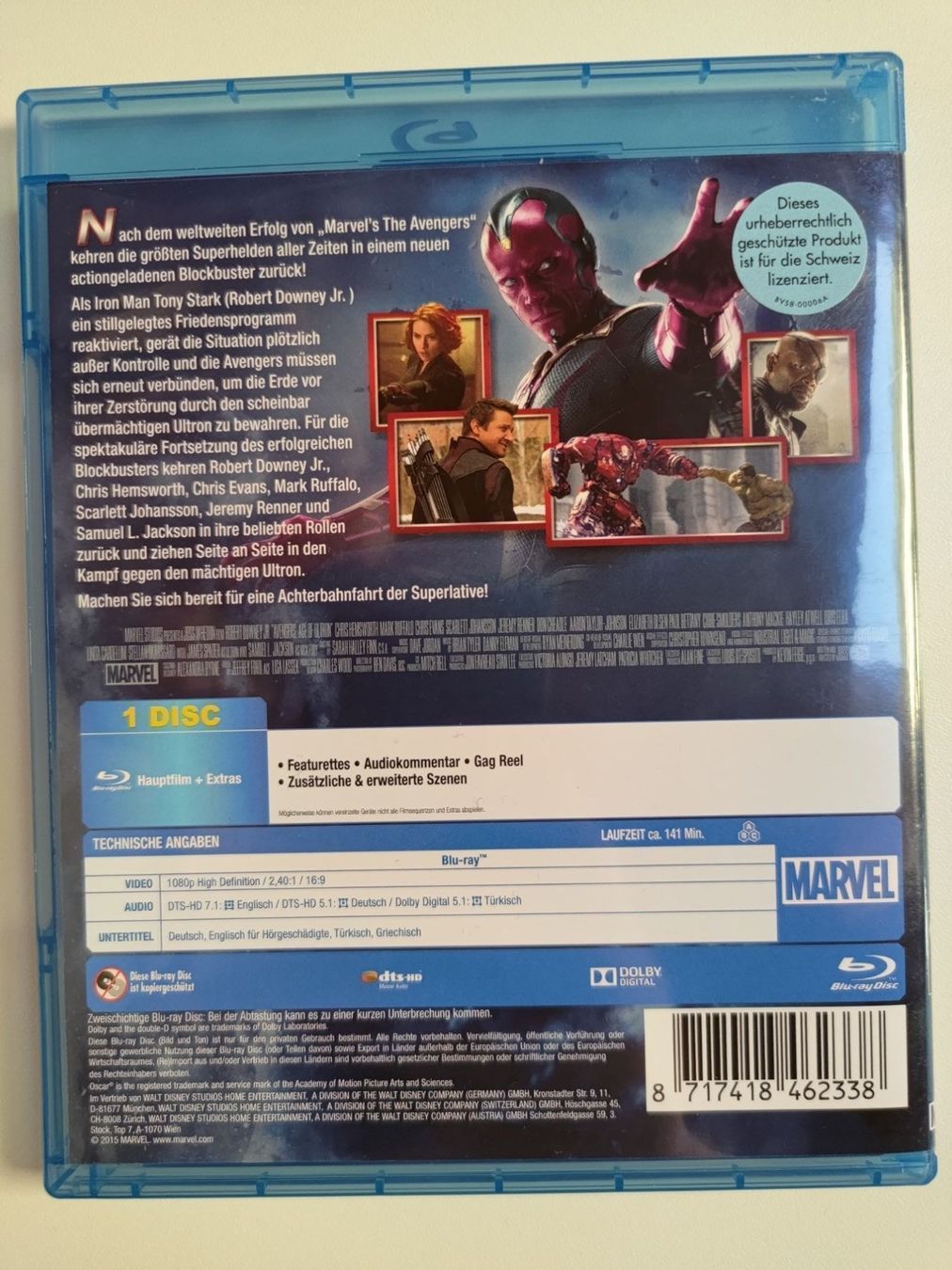 Alle DVDs: Avengers Age of Ultron – Gebraucht aus Liestal von Kratzilla 2
