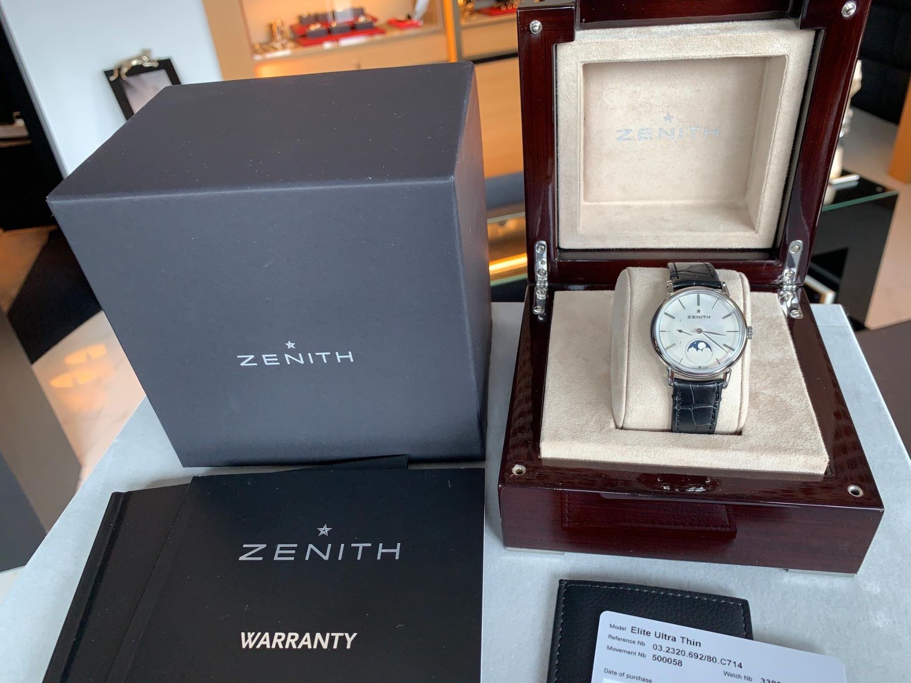 Zenith Orologi: Zenith Elite Moonphase Ultra Thin – Nuovo e nell'imballaggio originale da Triesen venduto da hor_6kx9 3