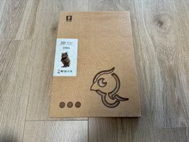 BIRKEE Toys 3D Wooden Puzzle OWL Neuf