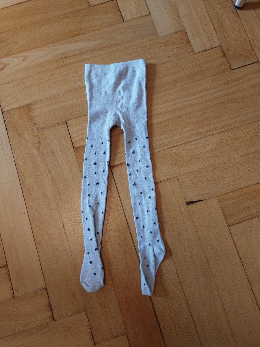 Strümpfe & Strumpfhosen: 2x Mädchen Strumpfhose, Grösse 98, C&A, Grau, Sterne – Gebraucht aus Bern von Elisa64