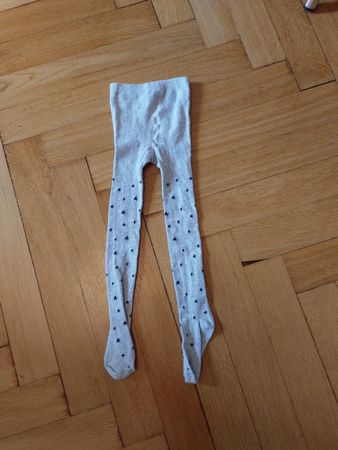 2x Mädchen Strumpfhose, Grösse 98, C&A, Grau, Sterne