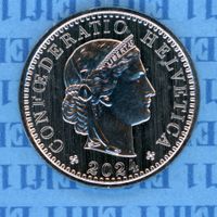 CHF___0.20 2024 stgl aus Münzsatz * nigelnagelneu! 20 Rappen