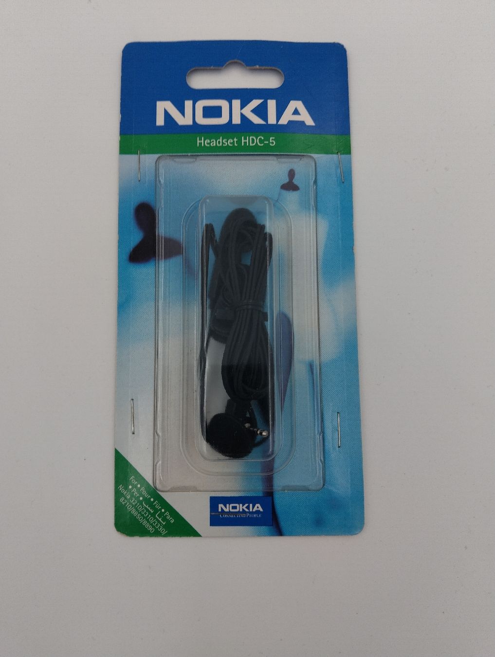 Nokia Cuffie: Altes Nokia headset, HDC-5, Original verpackt – Nuovo e nell'imballaggio originale da Zofingen venduto da Lechim01