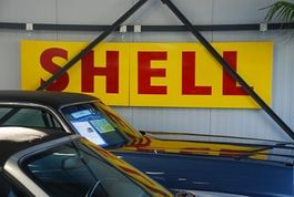 SHELL Emailschild gross! - 315x82cm