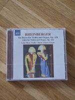 Neue CD: Rheinberger: Violine & Orgel Werke Op.150, Op.166