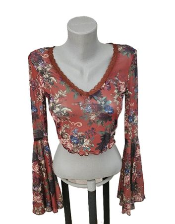 Blusen Shirt Gr. S Boho Hippie Shabby Chic Coachella NEU