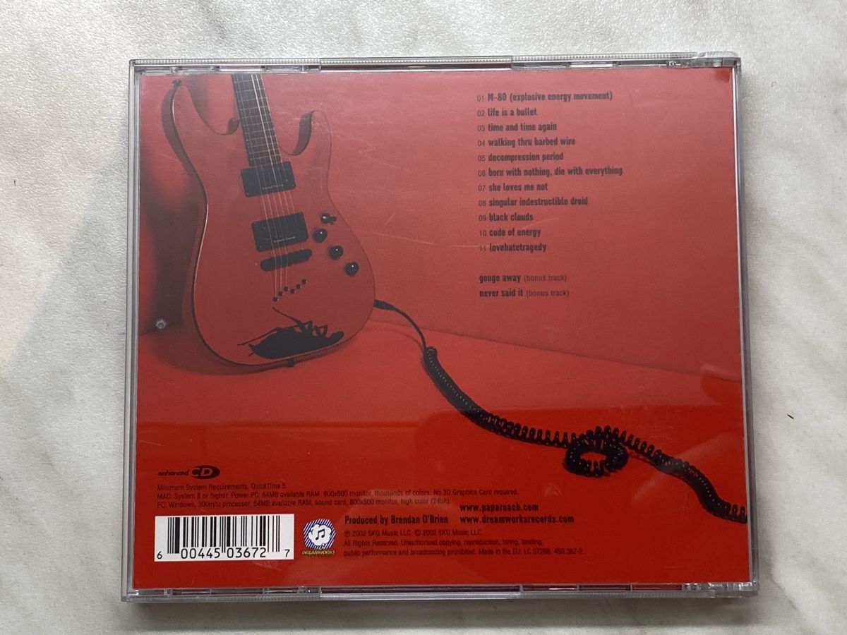 CD: Papa Roach - lovehatetragedy – Nuovo (secondo la descrizione) da Aigle venduto da St_anger 1