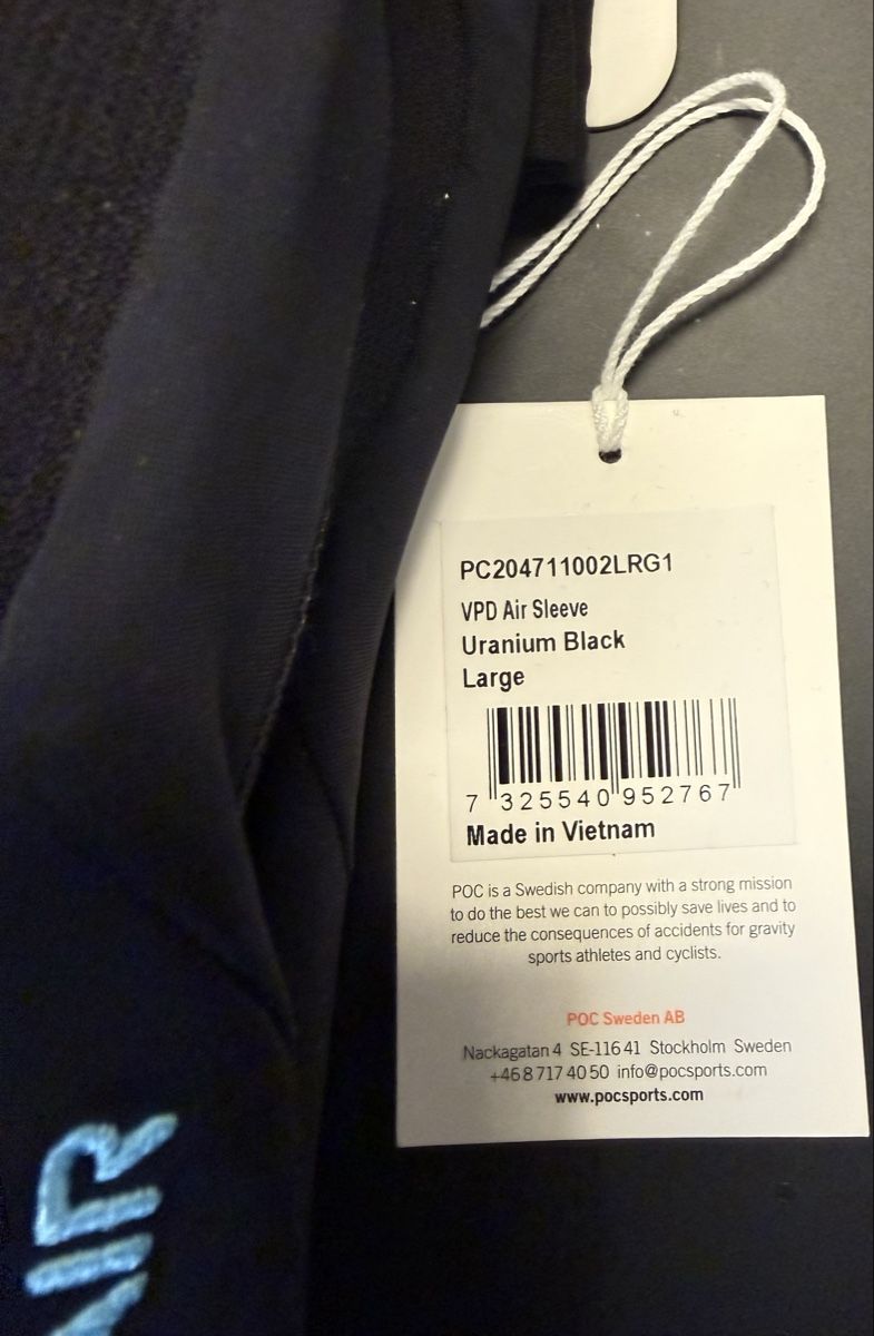 Poc Protezioni & Imbottiture: POC VPD Air Sleeve Size: Large – Nuovo e nell'imballaggio originale da Grächen venduto da Aia95 1