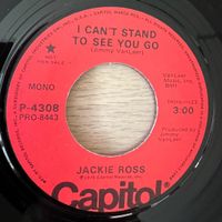 Jackie Ross - I Can't Stand To See You Go / US-Promo 1976