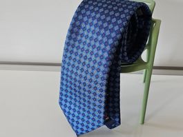 Krawatte hochwertig gewoben neu und originalverpackt blau