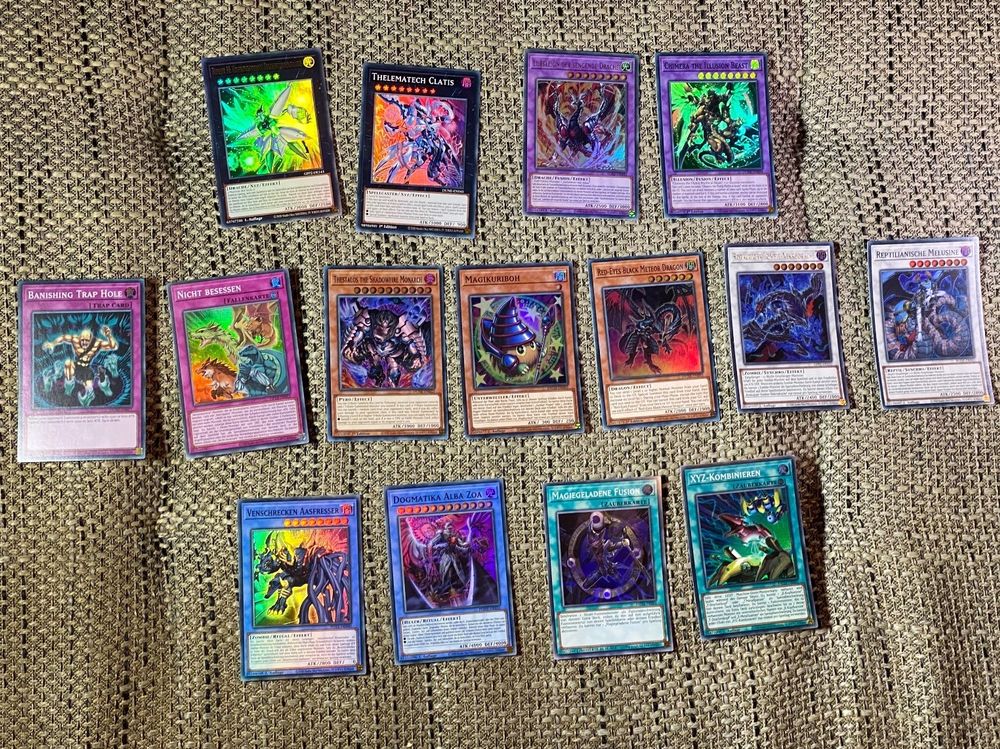 Cartas De Yugioh 100-Card Yu-Gi-Oh! Holo Collection Lot - 100% German Foil  Cards, Near Mint Condition Yugi Joey Kaiba German Cards