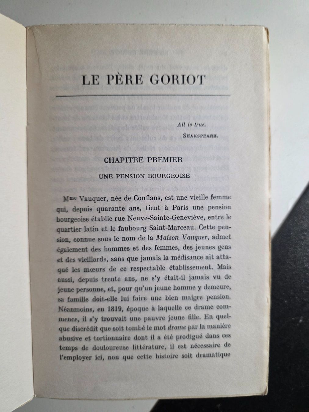 Bücher: Balzac - Le Père Goriot - Edition Albert Michel - 1962 – Gebraucht aus Walterswil BE von Lonitti 1