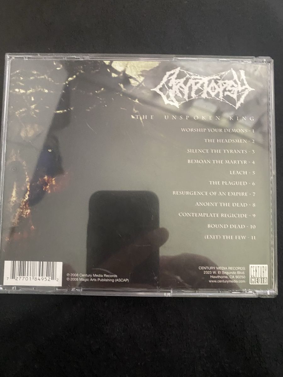 CD: Cryptopsy - The Unspoken King – Usato da Thayngen venduto da doncorvetto 1
