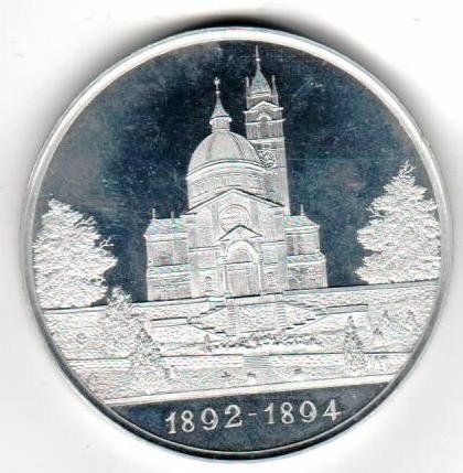 Medaillen: Medaille - Kirchweihe Enge 1894 – Gebraucht aus Wolhusen von Curver9 1