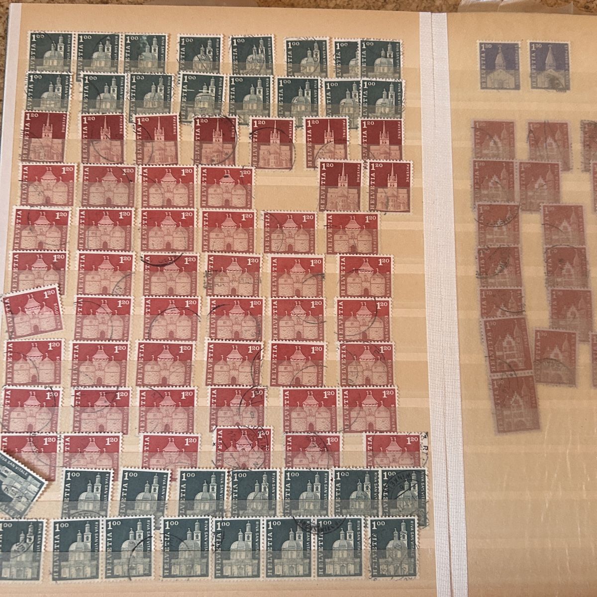 Tous les timbres: Briefmarken viele Schweizer Briefmarken! – D'occasion à Laufen par belleskulptur 9