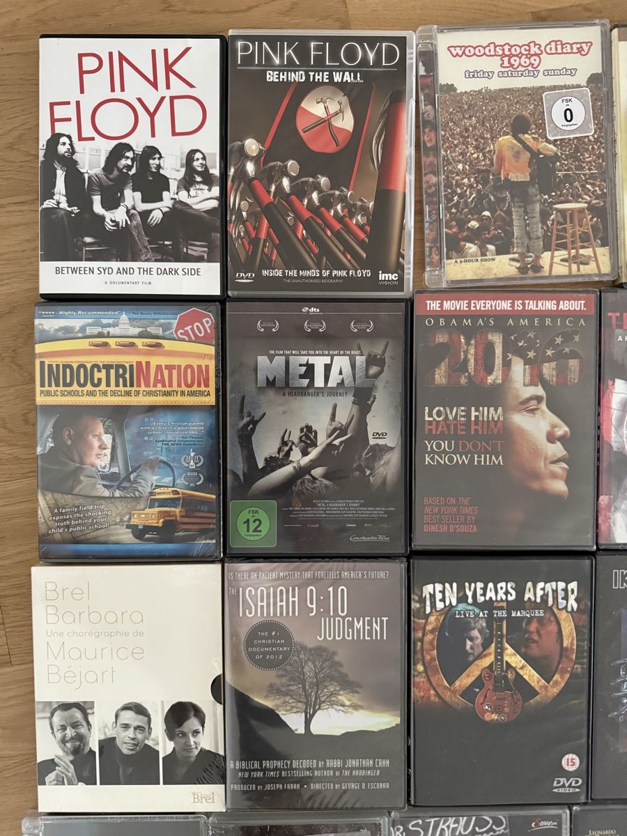 Alle DVDs: DVD-Sammlung Pink Floyd Rolling Stones Iron Maiden – Gebraucht aus Goldach von Messerguru 1