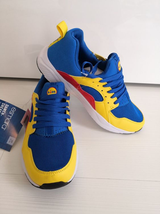 Lidl Chaussures femmes: 🤩LIDL ESMARA SNEAKER BLAU-GELB NEU – Neuf avec emballage d'origine à Olten par Naja-Twins-Twins